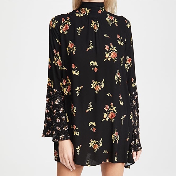 Free People Tate Floral Printed Tunic Dress - Picture 3 of 10